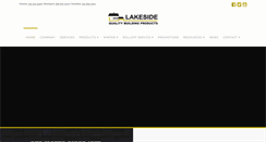 Desktop Screenshot of lakesideroofingandsiding.com